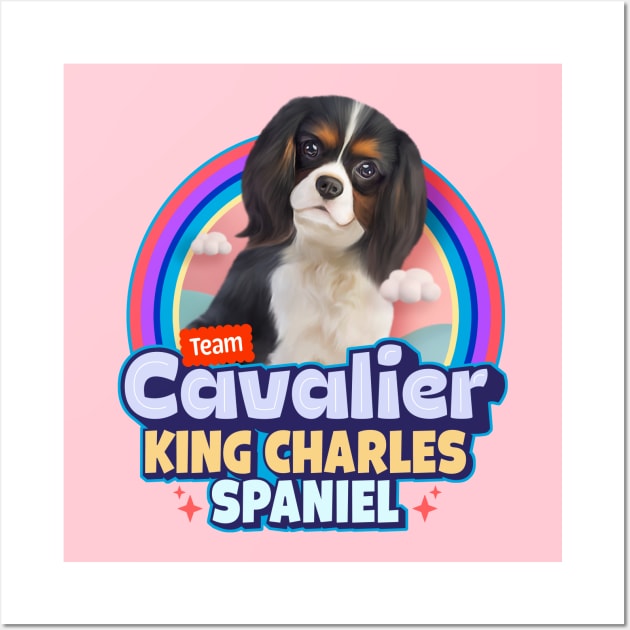 Cavalier King Charles Spaniel dog Wall Art by Puppy & cute